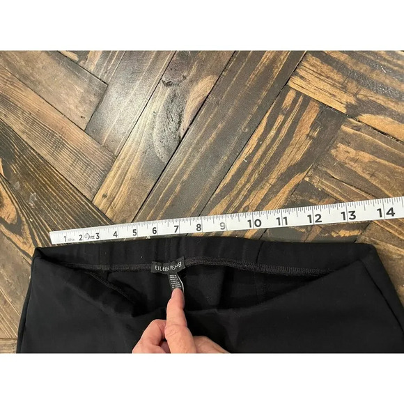Eileen Fisher Elastic Waist Pull On Trouser Pants Women S/P Petite Comfy Grandma - Picture 5 of 10
